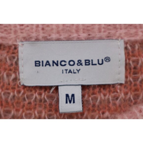 Bianco & Blu Mohair Blend Italian Sweater-Size Medium-Soft - Picture 5 of 10